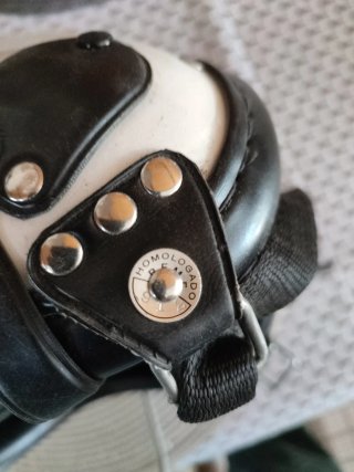 Casco moto antiguo Duraleu Forte 1969
