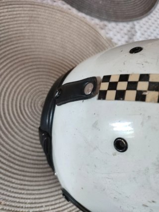 Casco moto antiguo Duraleu Forte 1969