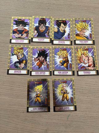 Lote Cartas Dragon Ball Z Fusion