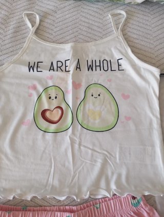 Pijama corto aguacates niña 10 años