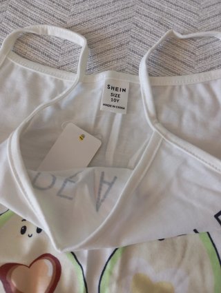 Pijama corto aguacates niña 10 años