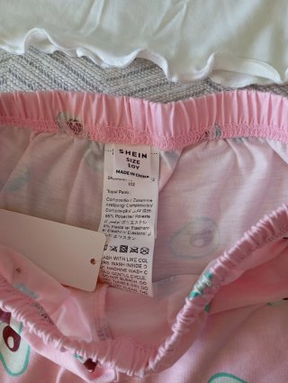 Pijama corto aguacates niña 10 años
