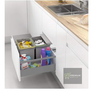 Cubos de Basura y Reciclaje con Tapa automática