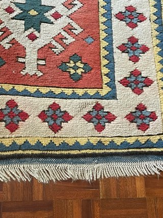 Tappeto persiano vintage lana 79x210