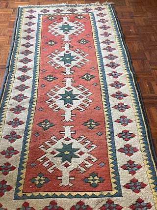 Tappeto persiano vintage lana 79x210