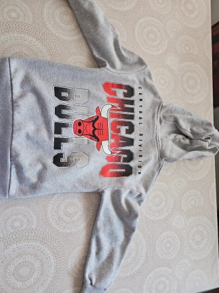 Sudadera Chicago Bulls Niño 9-10 años Gris
