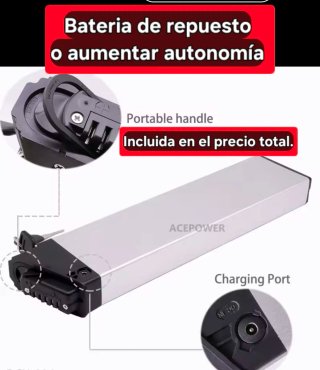 Bicicleta eléctrica LAFY poco uso pedaleo asistido
