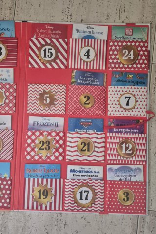 Calendario Adviento Disney 24 Libros