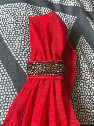 Vestido de fiesta rojo talla 36-38