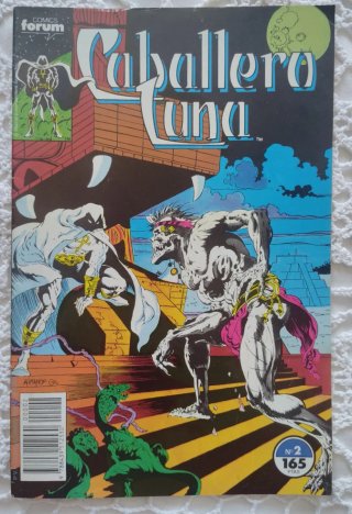 Lote 5 cómics Caballero Luna
