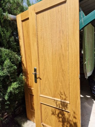 3 Puertas Madera Maciza 72 x 202