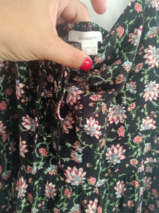 Vestido Springfield floral talla 42