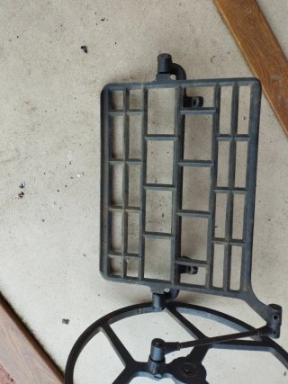 Pedal Máquina Coser Antigua Hierro Fundido