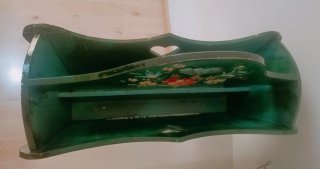 Revistero tirolés pintado a mano Maisons du monde