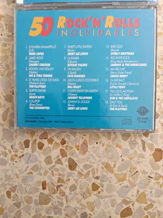 Lote 3 CDs Rock 'n' Roll Inolvidables