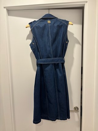 Vestido Vaquero Denim Carolina Herrera Talla 8