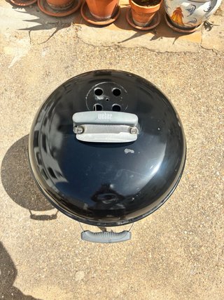 Barbacoa Weber Negra y Plateada
