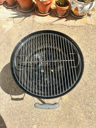Barbacoa Weber Negra y Plateada