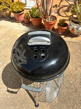 Barbacoa Weber Negra y Plateada