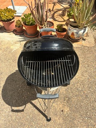 Barbacoa Weber Negra y Plateada