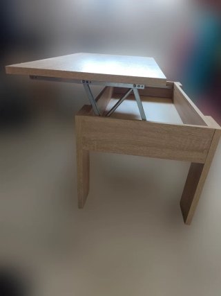 Mesa centro elevable diseño moderno