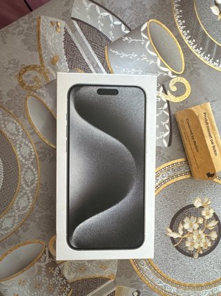 iPhone 15 Pro Max 256GB Plata Caja Original