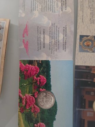 3 Monete Lire Argento Italia 1993-1994