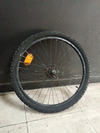 Rueda trasera bicicleta 24x2.00