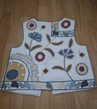 Chaleco Zara Bordado Multicolor Talla 13-+4