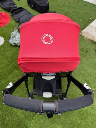 Carrito Bugaboo Bee Negro y Rojo