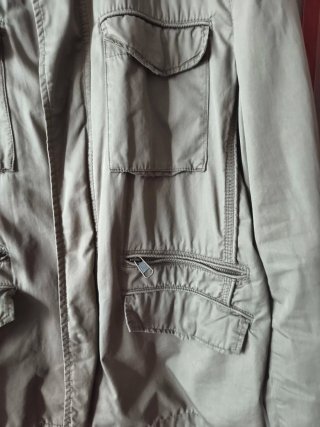 Chaqueta militar hombre verde