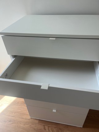 Cómoda 6 cajones Ikea Vihals Blanca
