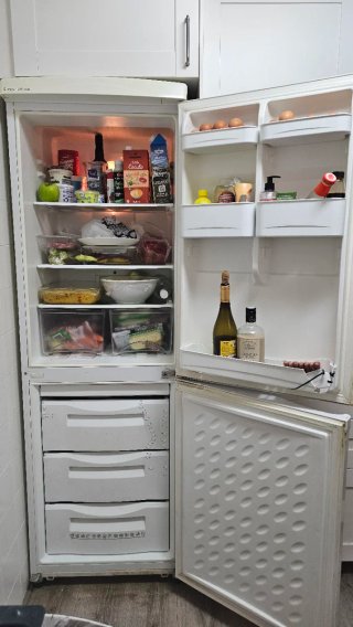 Nevera blanca 1,86 cm alta ( leer descripción )