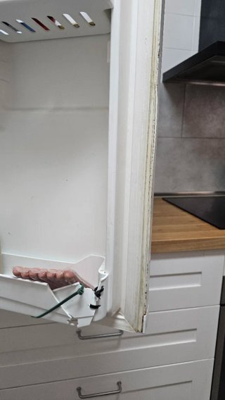 Nevera blanca 1,86 cm alta ( leer descripción )