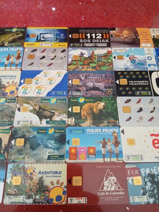 50 Tarjetas Telefónicas España Cabitel