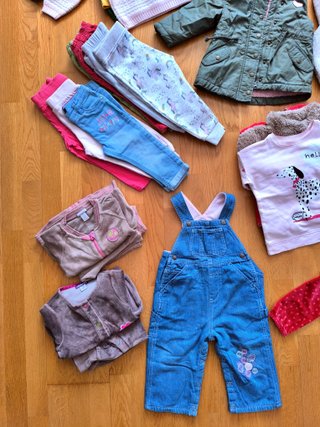 12 meses, 55 Prendas, 1 año, CHOLLO,Lote Ropa Bebé