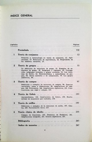 Elementos de álgebra abstracta