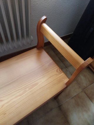 Banqueta descalzadora madera pino