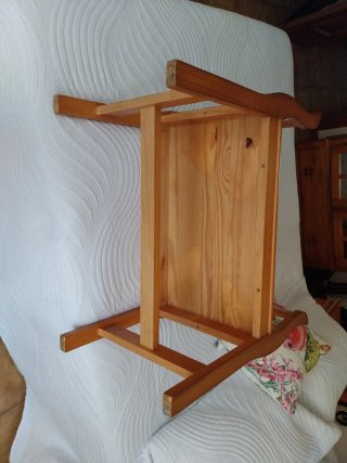 Banqueta descalzadora madera pino