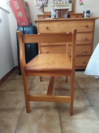 Banqueta descalzadora madera pino