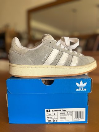 Zapatillas Adidas Campus 00s Gris/Blanco