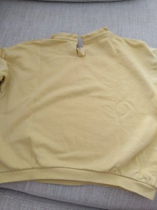 Jersey niña amarillo flores. El corte inglés.