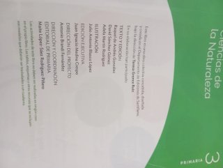 Ciencias de la naturaleza, 3 Primaria, Santillana
