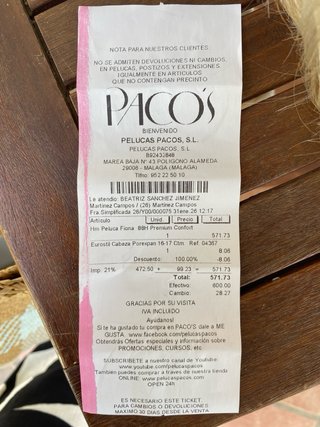 Peluca Oncológica Eurostil