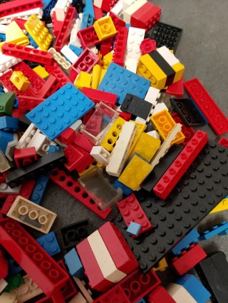 Lotto di pezzi LEGO misti