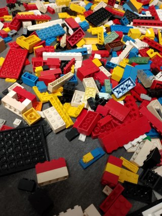 Lotto di pezzi LEGO misti