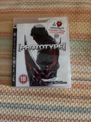 Prototype 1 PS3 version uk
