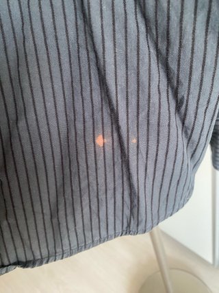 Camisa Armani Jeans Negra Rayas