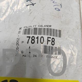 MOLDURA CENTRAL PARACHOQUE DELANTERO PEUGEOT 607