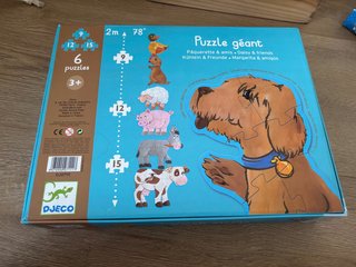 Puzzle Djeco 6 puzzle animali
